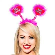 Hen Party Foil Hot Pink Bopper on a Quality Pink Heart