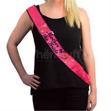 Mother of the Bride Sequin Sash
