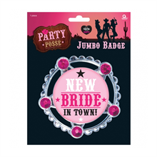 Party Posse Jumbo Star Badge