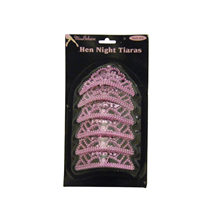 Pack Of 6 Mini Hen Party Tiaras