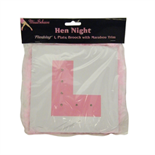 Pink Flashing L Plate