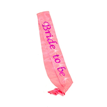 Flashing Bride To Be Sash