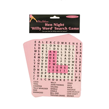 Hen Night Word Search Game