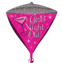 Diamondz Girls` Night Out Foil Balloons 15"/38cm w x 17"/43cm h