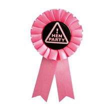 Pink Hen Party Rosette