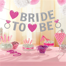 Hen Party Bride to Be Glitter Banner 3.65m