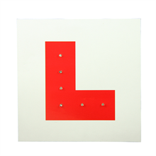 Flashing Red L Plate