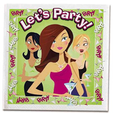 Trivia Party Napkins