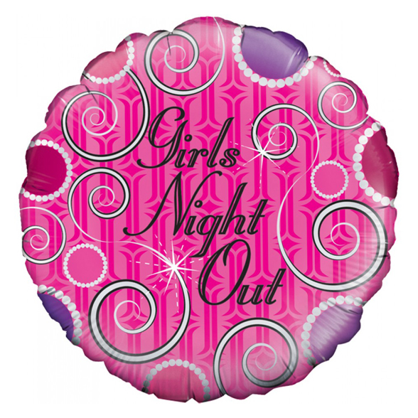 Pink Girls Night Out Balloon 1