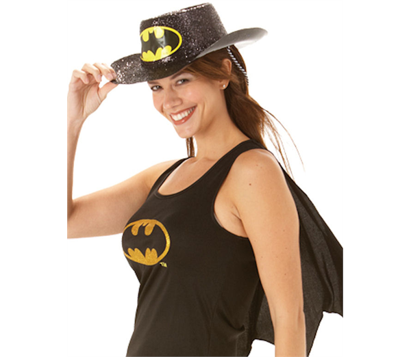 Batgirl Hat (Glitter Stetson) 1