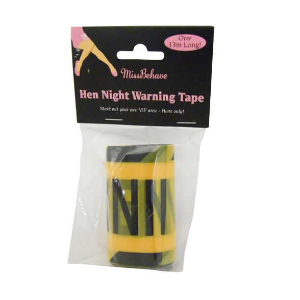 Hen Night Warning Tape 1