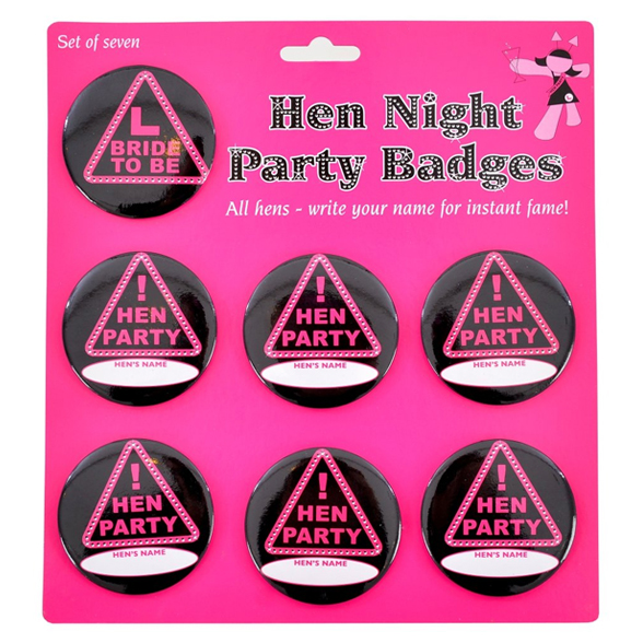 Hen Night Party Badges 1