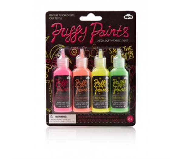 Puffy Paints - Neon Puffy Fabric Paint 1