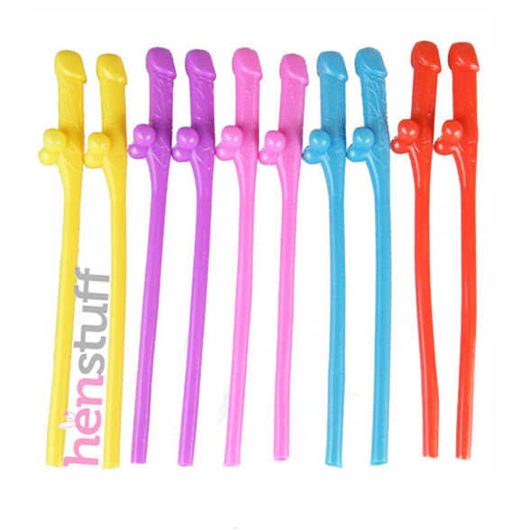 Bachelorette Pecker Straws (single)