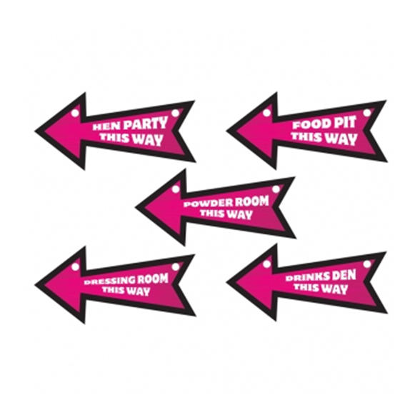 Hen Night Direction Signs 1