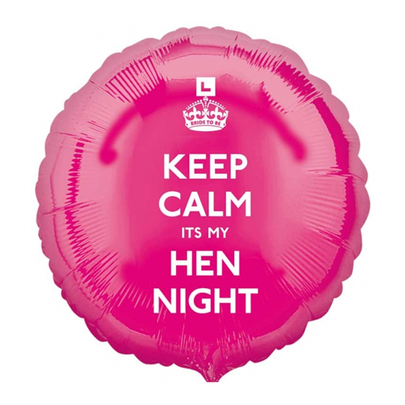 Keep Calm It's My Hen Night Balloon 1