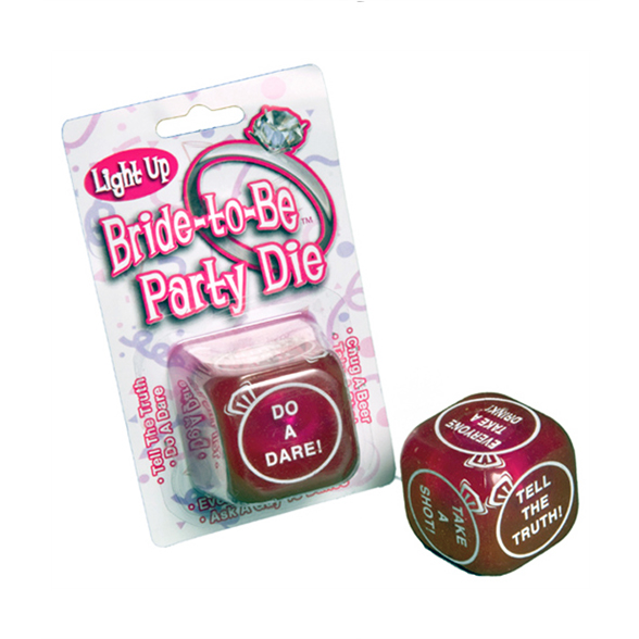 Flashing Bride To Be Party Dice 1