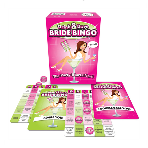 Bride To Be Drink & Dare Bingo 1