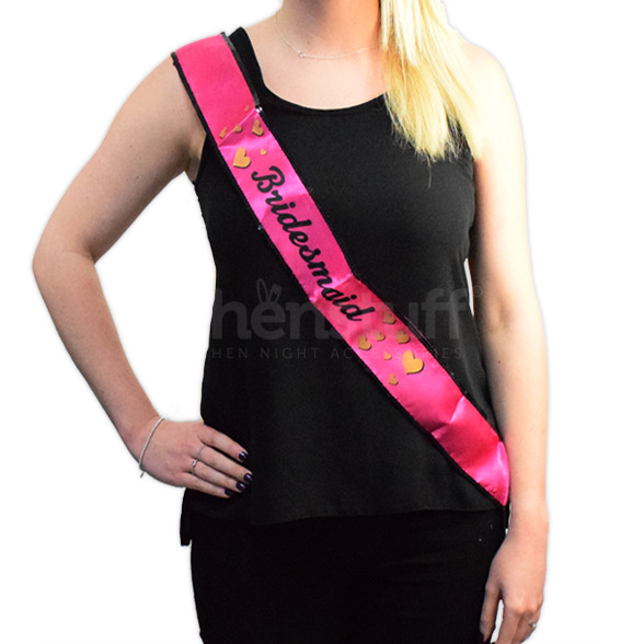 Bridesmaid Sequin Sash 1