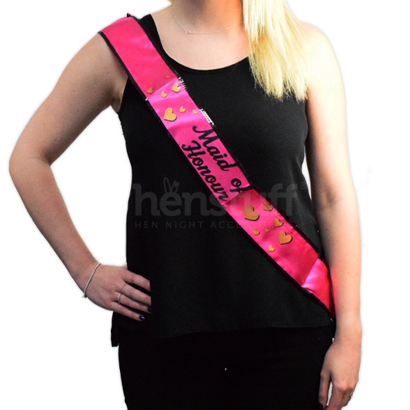 Maid of Honour Sequin Sash 1