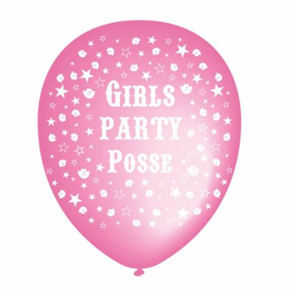 Party Posse Latex Balloons (6 Pack) 1