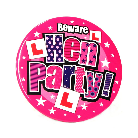 Jumbo Size Hen Party Badge 1