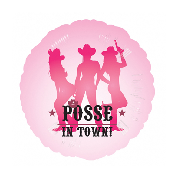 18" Party Posse Foil Balloon 1