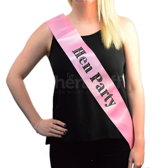 Hen Party Diamante Sash 1