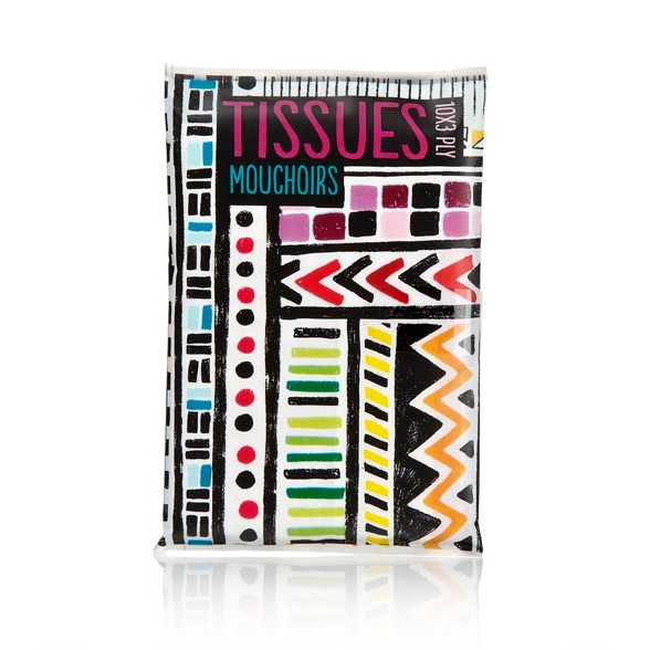Tribal Printed Pocket Tissues 1