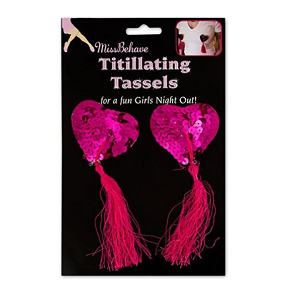 Titillating Pink Nipple Tassles 1