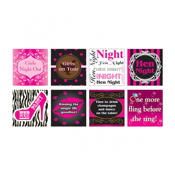 Hen Night Drink Bottle Labels 1