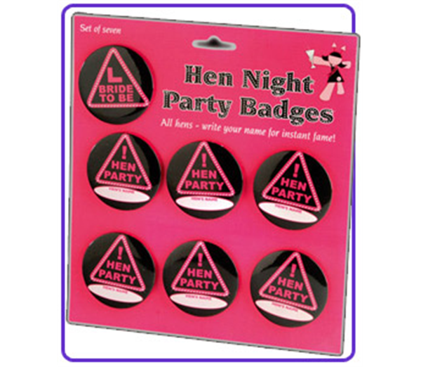 Hen Night Party Badges 2