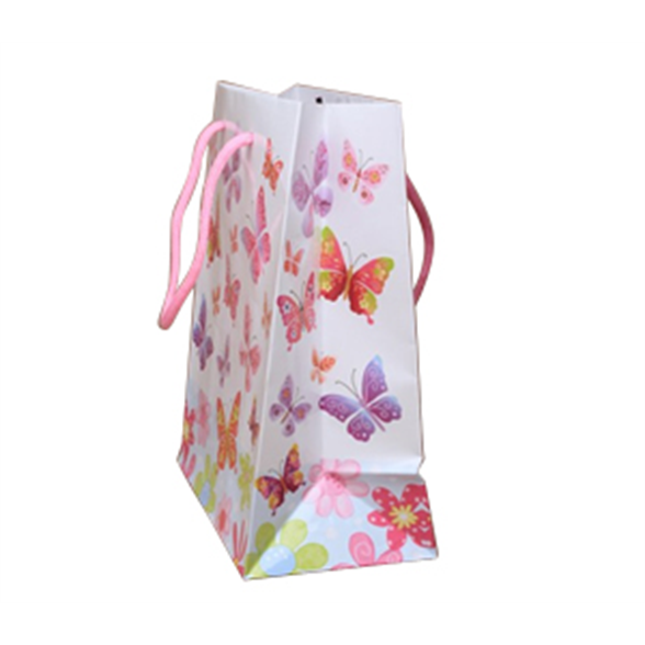 Butterfly Print Gift Bag - 23x18x10cm 2