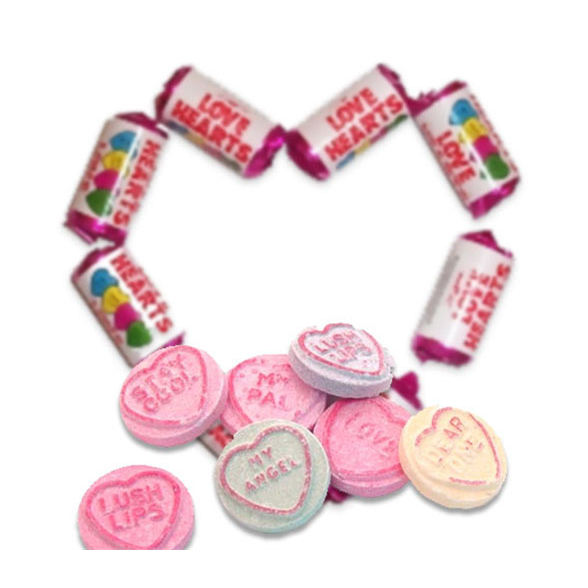 Love Hearts Mini Roll (10 Pack) 2