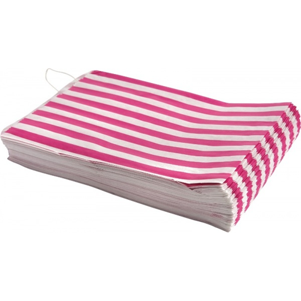 Candy Stripe Sweet Bag 27x11x7.5cm (10 Pack) 2