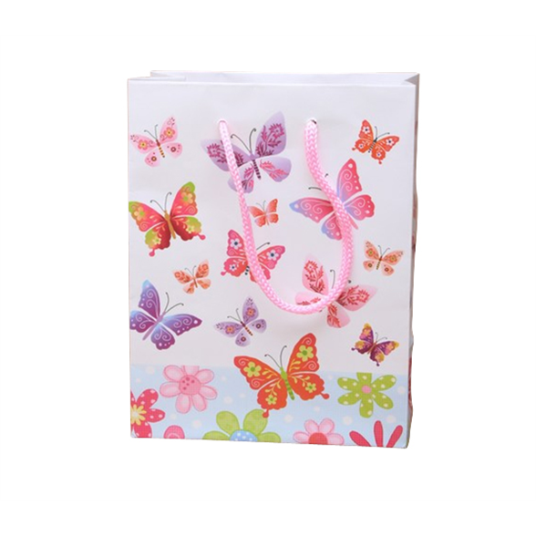 Butterfly Print Gift Bag - 23x18x10cm 3