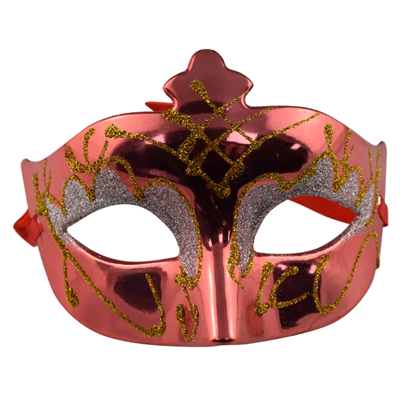 Shiny Metallic Face Mask with Glitter 3