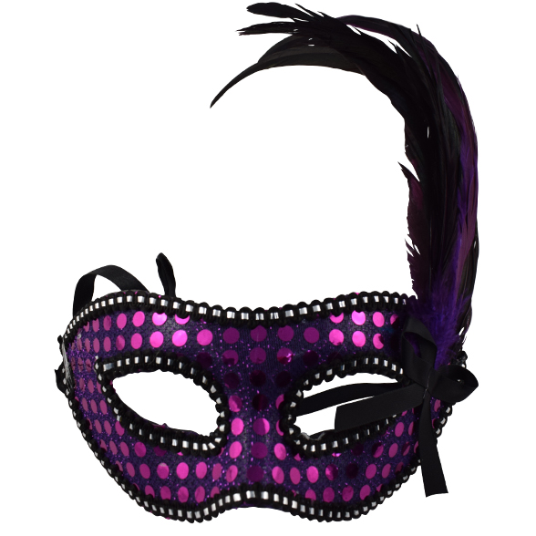 Feathered Masquerade Mask 4