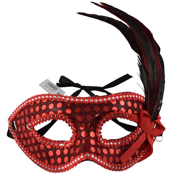Feathered Masquerade Mask 5